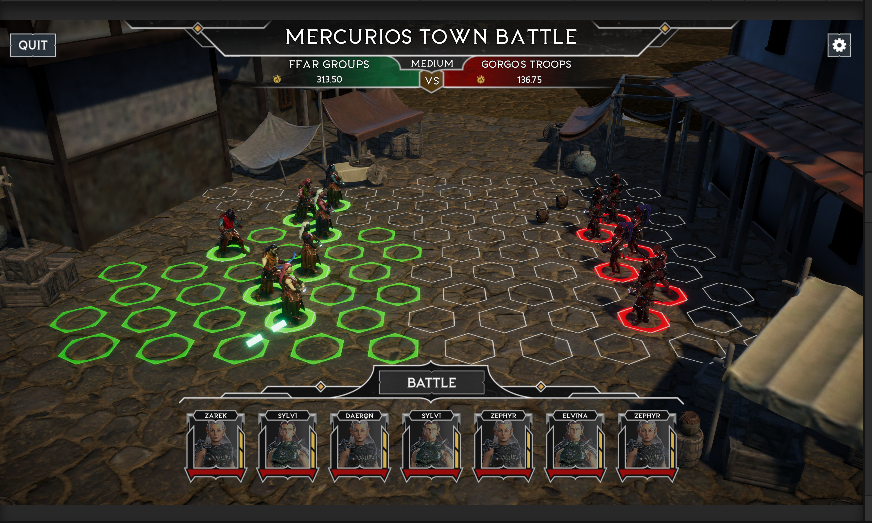 Mythic Legions Battle System